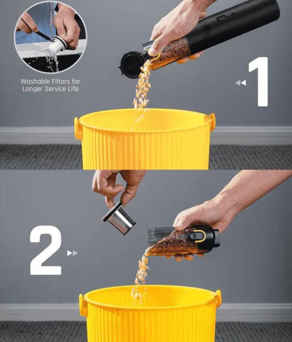 🚗Νέο προϊόν σε προσφορά💥Ασύρματη ηλεκτρική σκούπα αυτοκινήτου Slim V8 Mate Υψηλής ισχύος 13000Pa/30AW